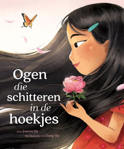 Kaft van Oogjes die schitteren in de hoekjes, Johanna Ho & Dung Ho